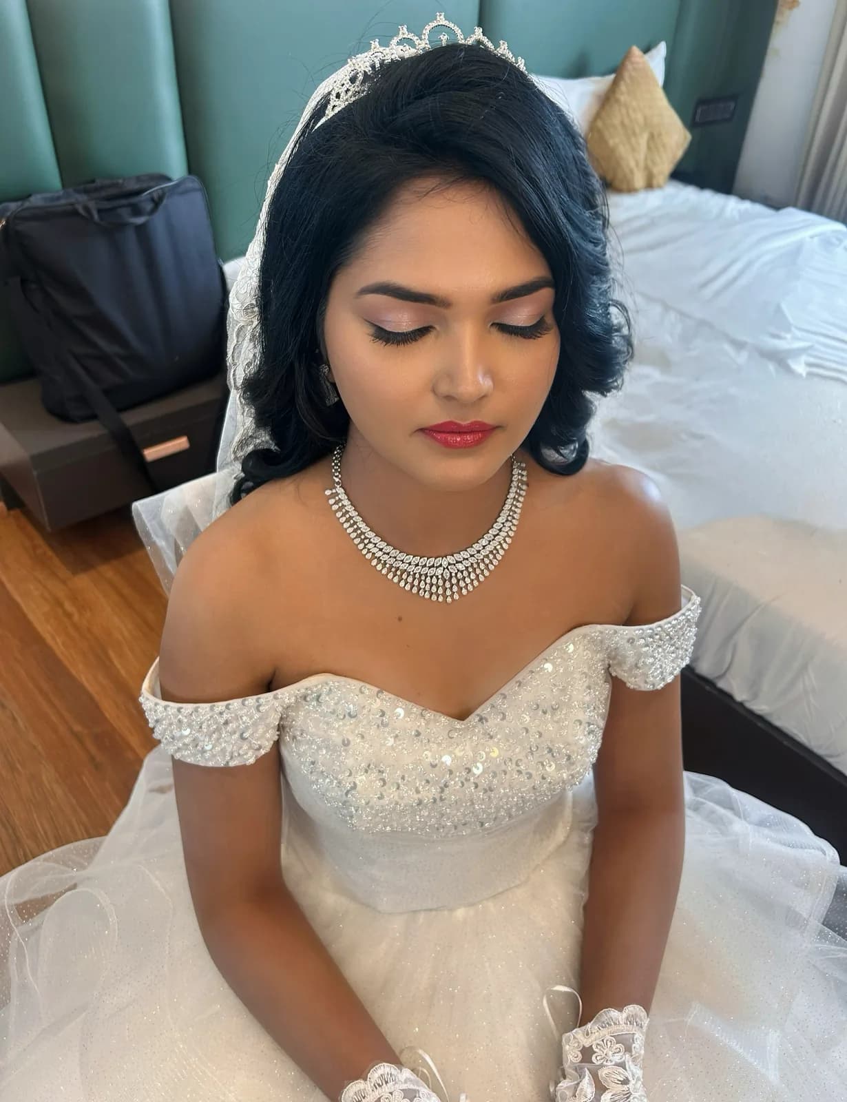Bridal makeover session