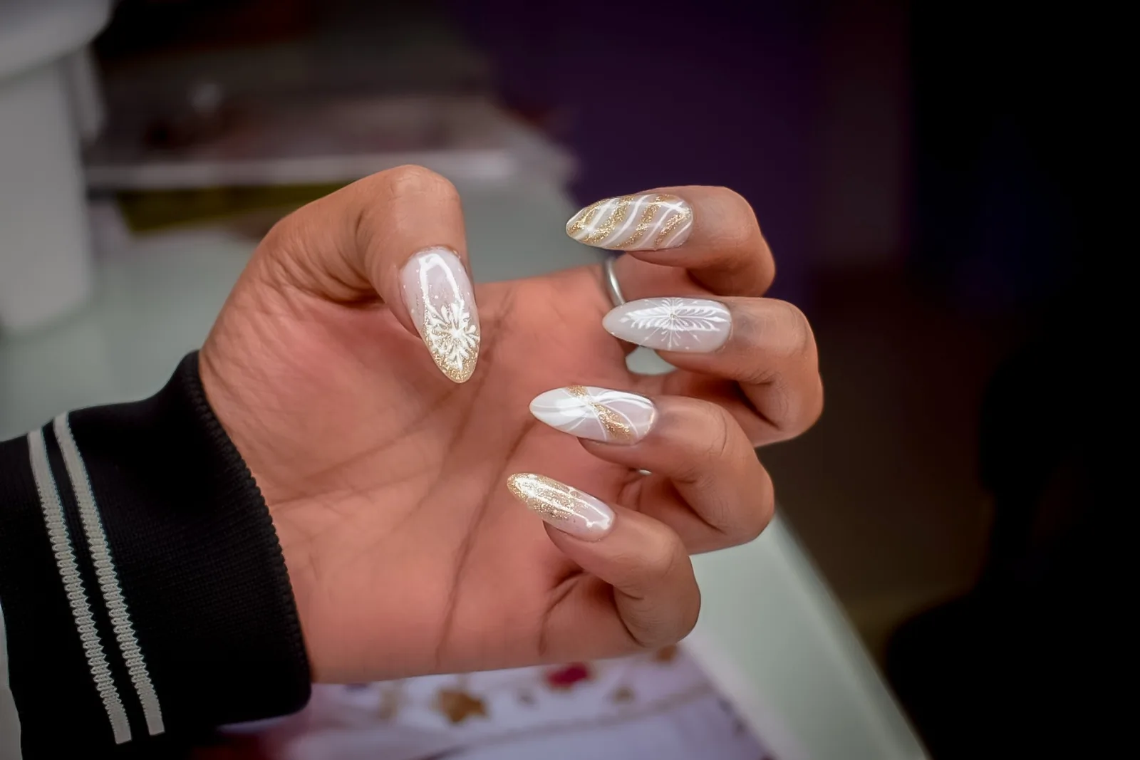 Festive Nail Art Manicure